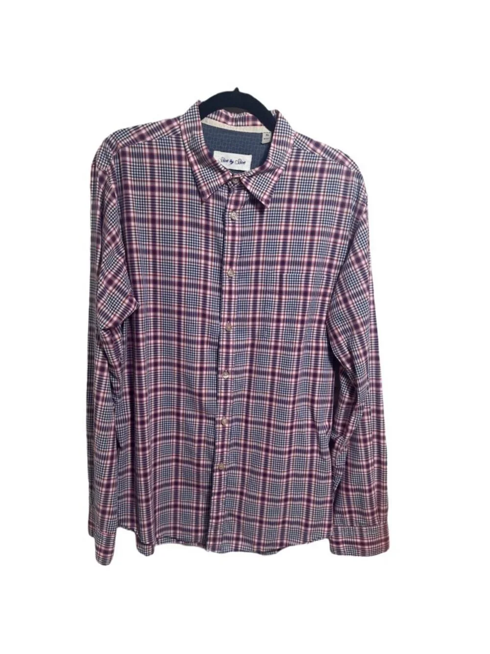 Shirt by Shirt Men XL Multicolor Plaid Button Down Long Sleeve Flannel Shirt
